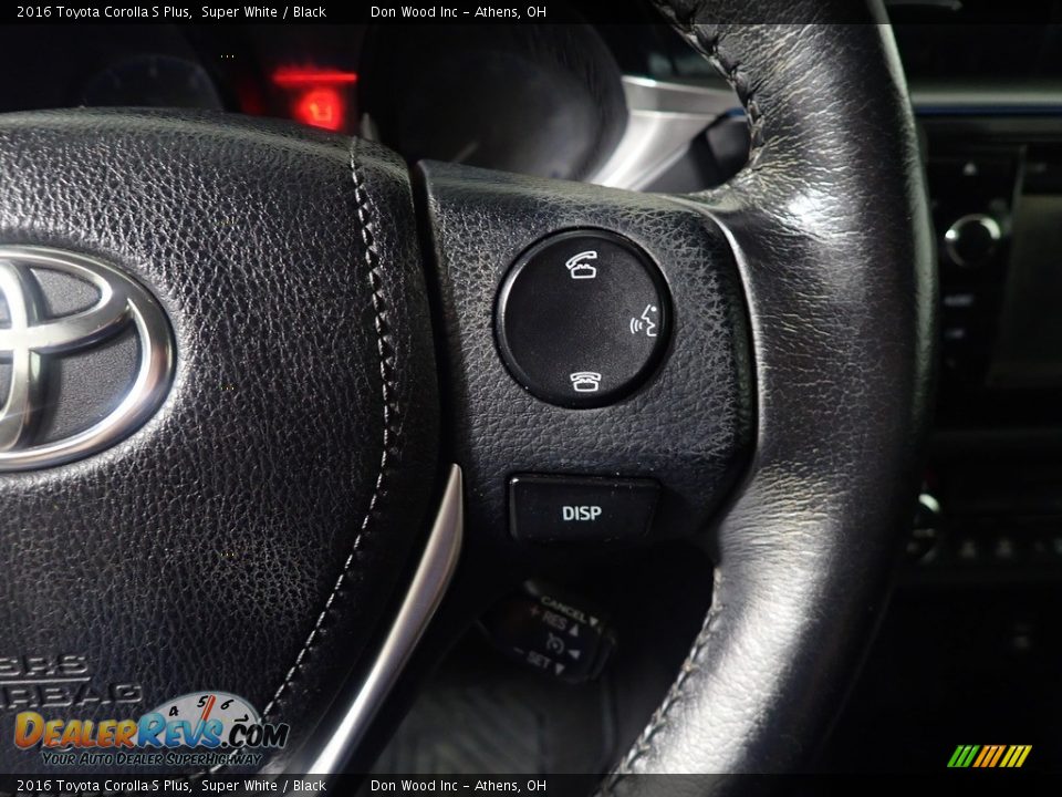 2016 Toyota Corolla S Plus Super White / Black Photo #30