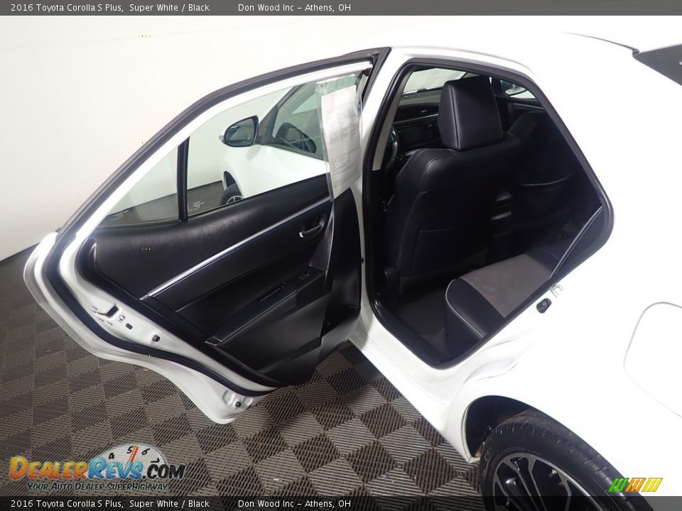 2016 Toyota Corolla S Plus Super White / Black Photo #34