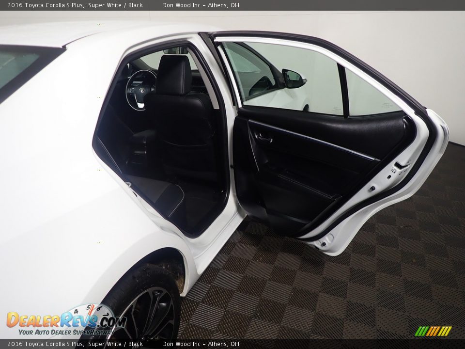 2016 Toyota Corolla S Plus Super White / Black Photo #36
