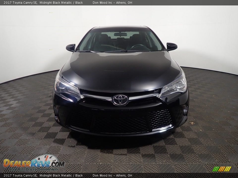 2017 Toyota Camry SE Midnight Black Metallic / Black Photo #6