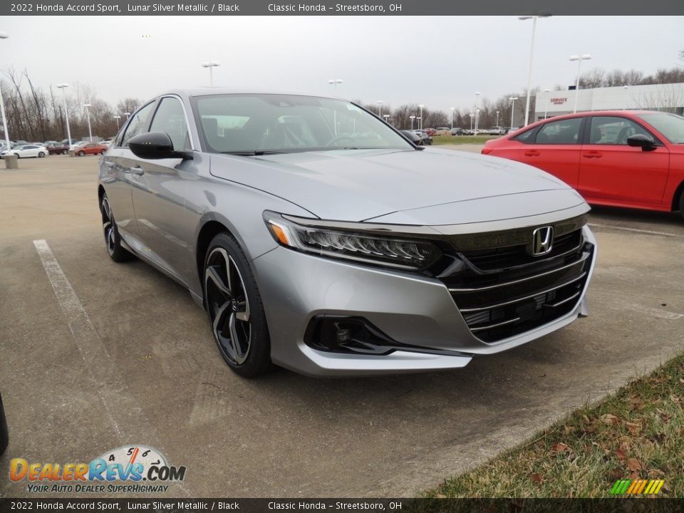 2022 Honda Accord Sport Lunar Silver Metallic / Black Photo #3