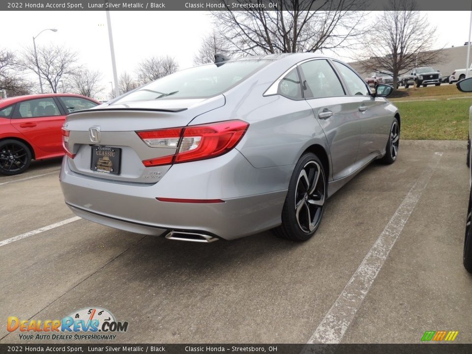 2022 Honda Accord Sport Lunar Silver Metallic / Black Photo #4