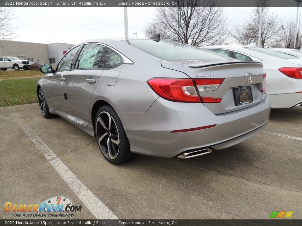 2022 Honda Accord Sport Lunar Silver Metallic / Black Photo #5