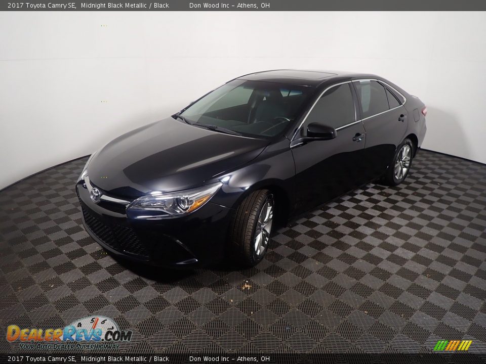2017 Toyota Camry SE Midnight Black Metallic / Black Photo #10
