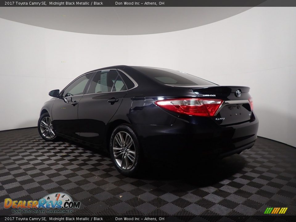 2017 Toyota Camry SE Midnight Black Metallic / Black Photo #12