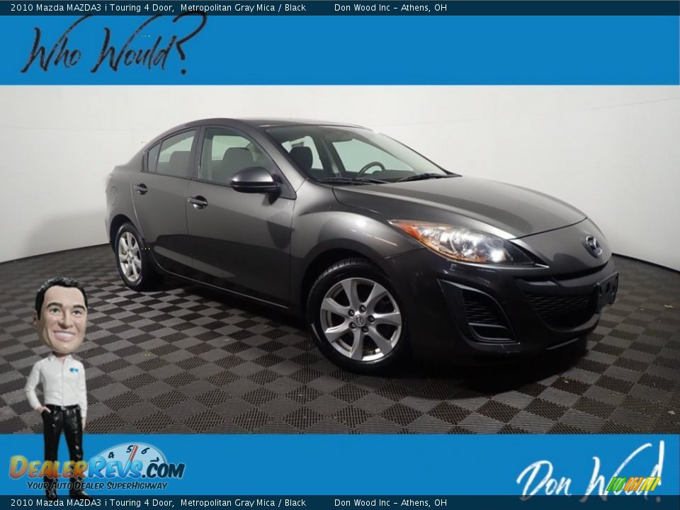 2010 Mazda MAZDA3 i Touring 4 Door Metropolitan Gray Mica / Black Photo #1