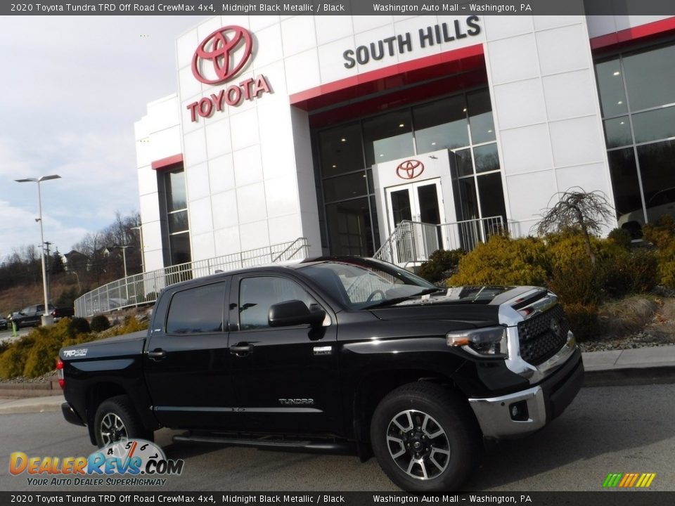 2020 Toyota Tundra TRD Off Road CrewMax 4x4 Midnight Black Metallic / Black Photo #2