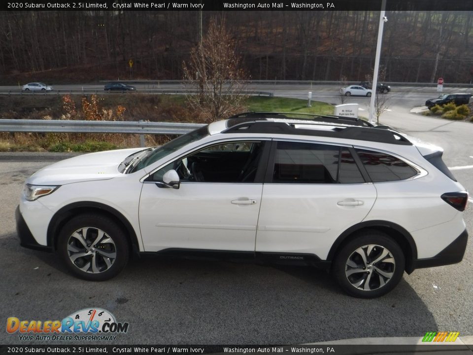 2020 Subaru Outback 2.5i Limited Crystal White Pearl / Warm Ivory Photo #12