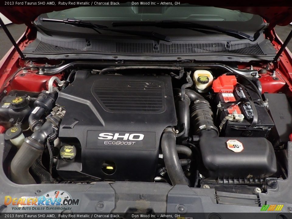 2013 Ford Taurus SHO AWD Ruby Red Metallic / Charcoal Black Photo #8