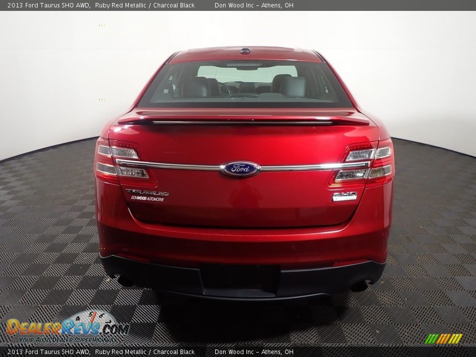 2013 Ford Taurus SHO AWD Ruby Red Metallic / Charcoal Black Photo #14