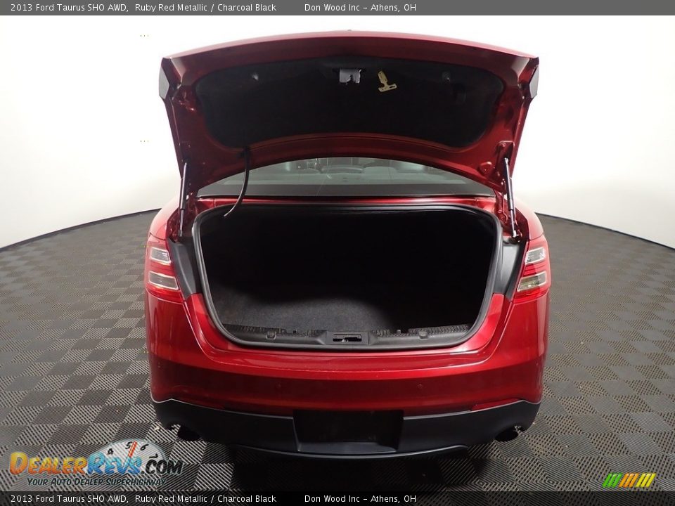 2013 Ford Taurus SHO AWD Ruby Red Metallic / Charcoal Black Photo #15