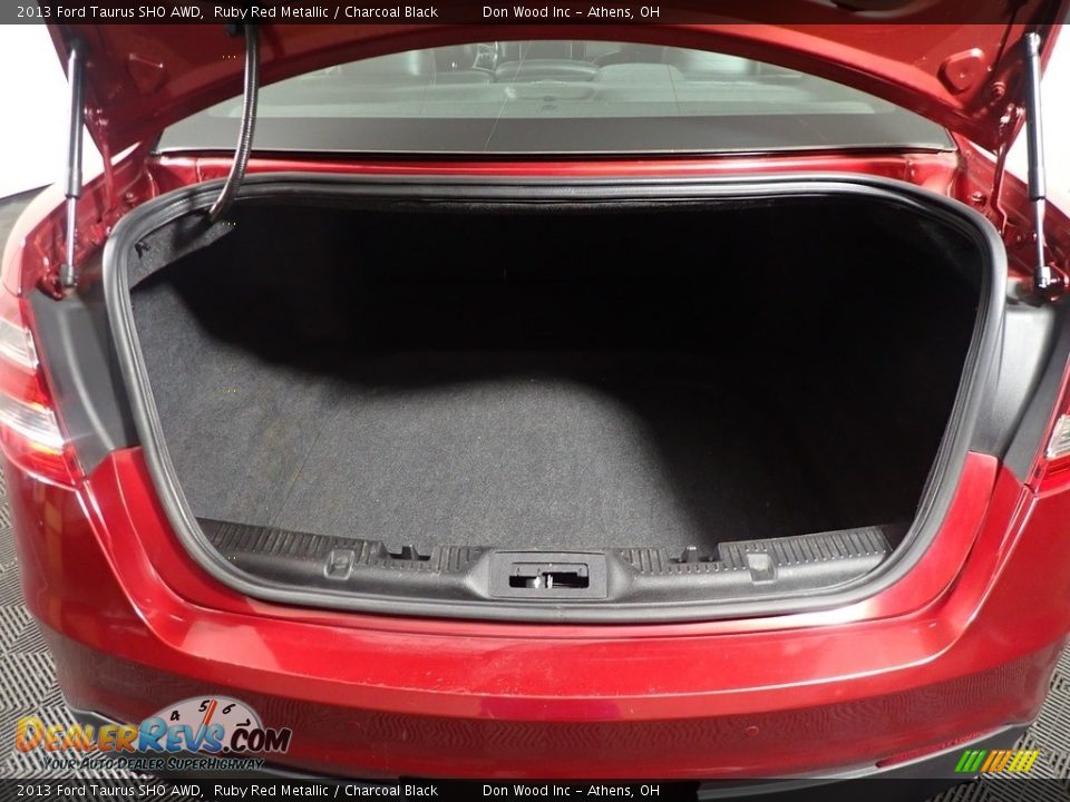 2013 Ford Taurus SHO AWD Ruby Red Metallic / Charcoal Black Photo #16