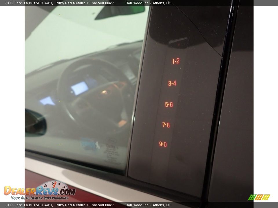 2013 Ford Taurus SHO AWD Ruby Red Metallic / Charcoal Black Photo #21