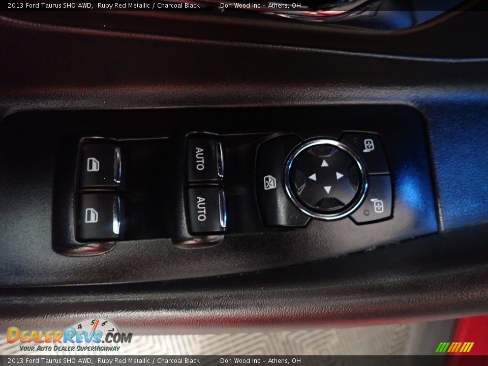 2013 Ford Taurus SHO AWD Ruby Red Metallic / Charcoal Black Photo #23