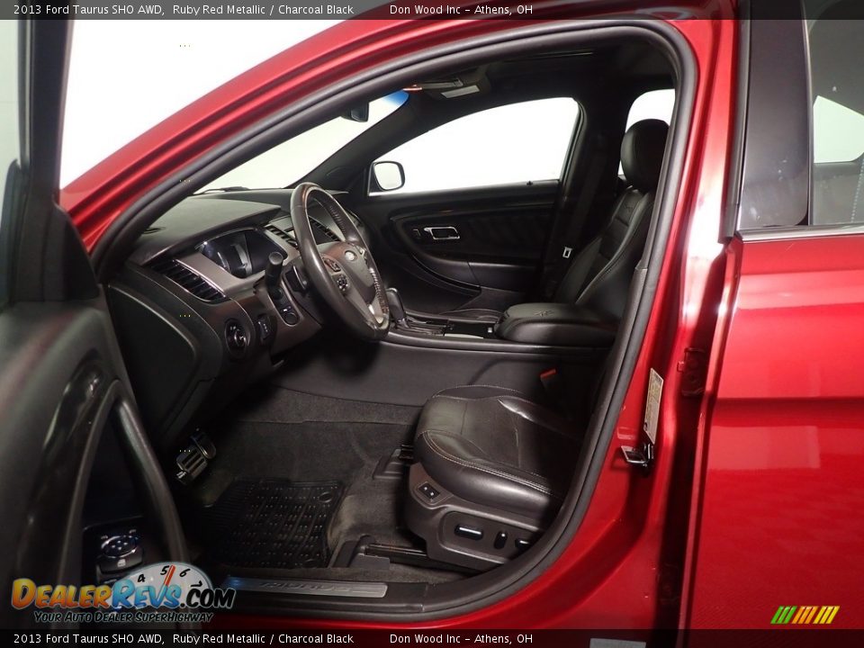 2013 Ford Taurus SHO AWD Ruby Red Metallic / Charcoal Black Photo #24