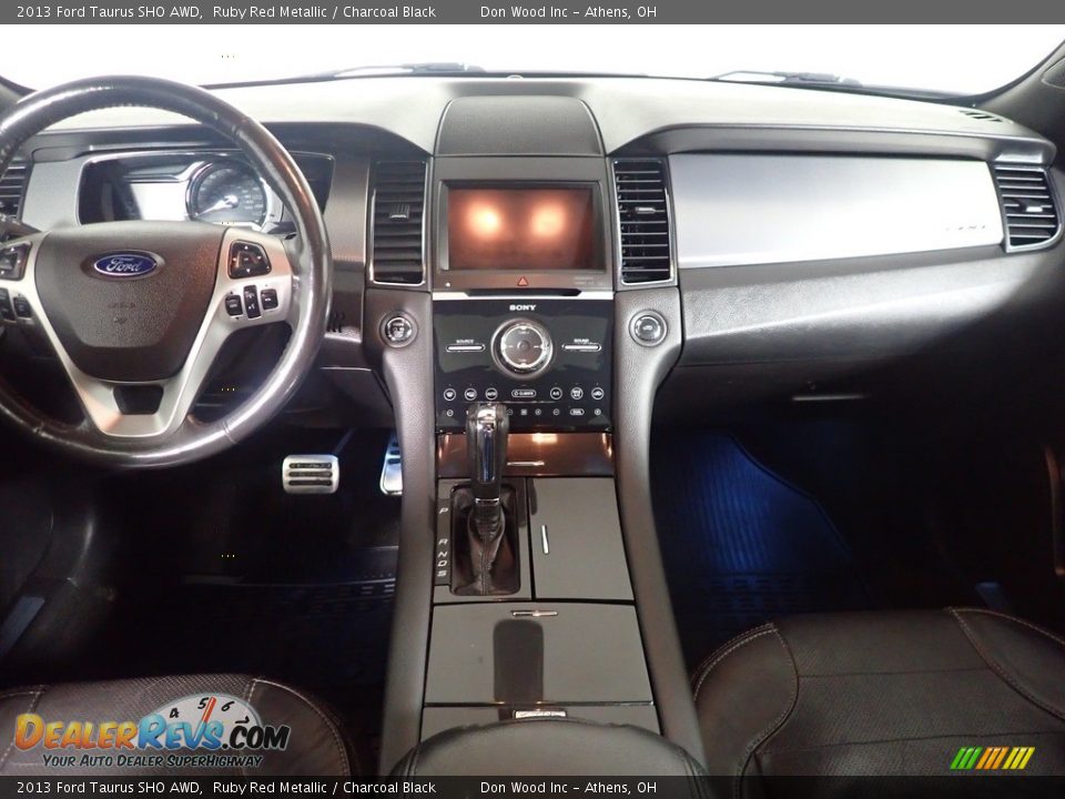 2013 Ford Taurus SHO AWD Ruby Red Metallic / Charcoal Black Photo #27