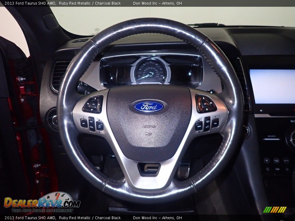 2013 Ford Taurus SHO AWD Ruby Red Metallic / Charcoal Black Photo #29