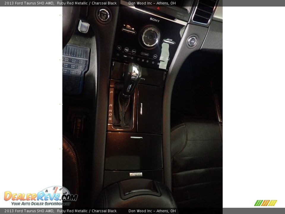 2013 Ford Taurus SHO AWD Ruby Red Metallic / Charcoal Black Photo #34