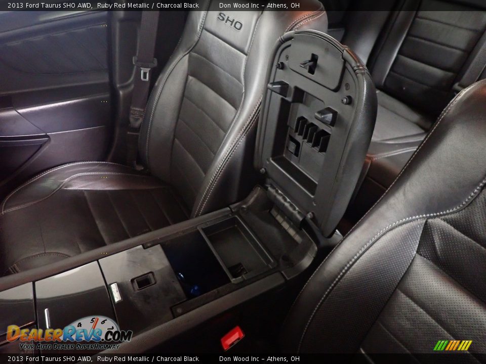 2013 Ford Taurus SHO AWD Ruby Red Metallic / Charcoal Black Photo #35