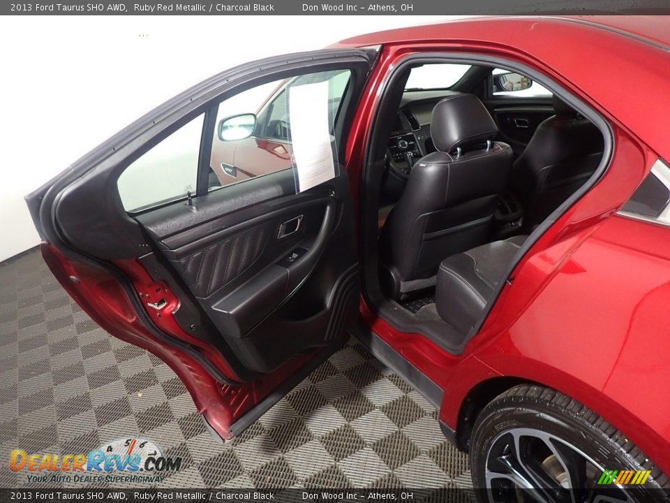 2013 Ford Taurus SHO AWD Ruby Red Metallic / Charcoal Black Photo #36
