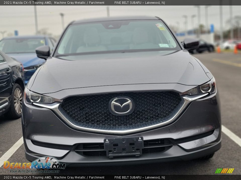 2021 Mazda CX-5 Touring AWD Machine Gray Metallic / Parchment Photo #2