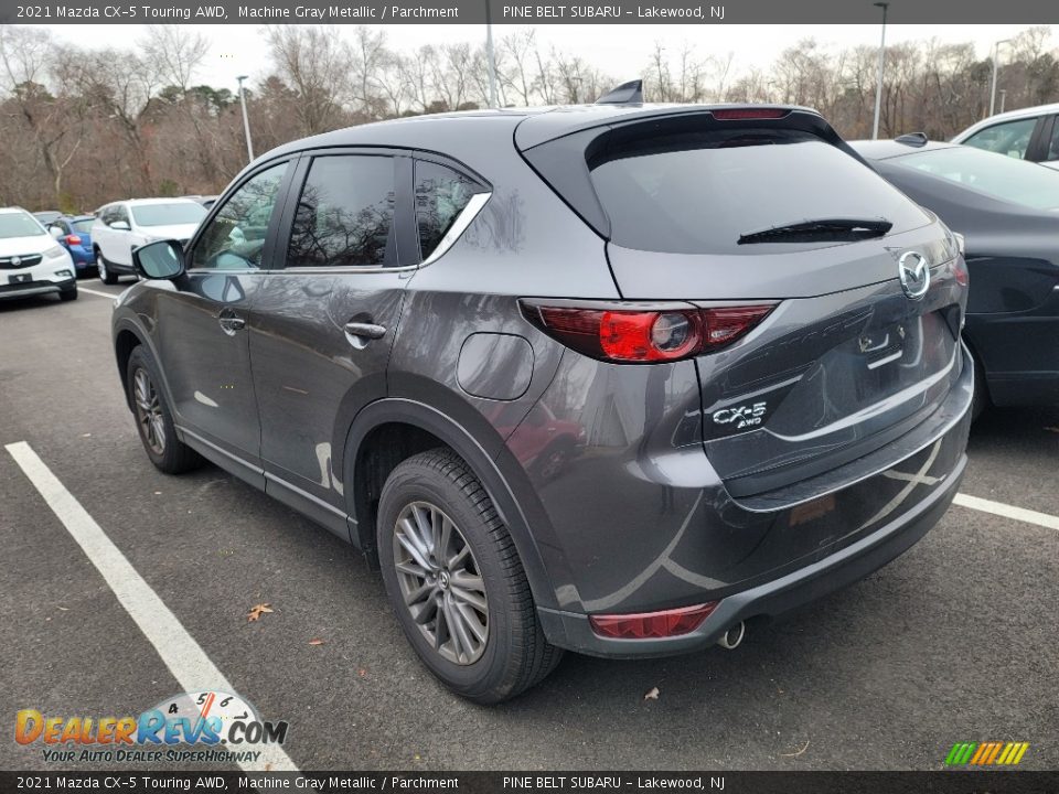 2021 Mazda CX-5 Touring AWD Machine Gray Metallic / Parchment Photo #4