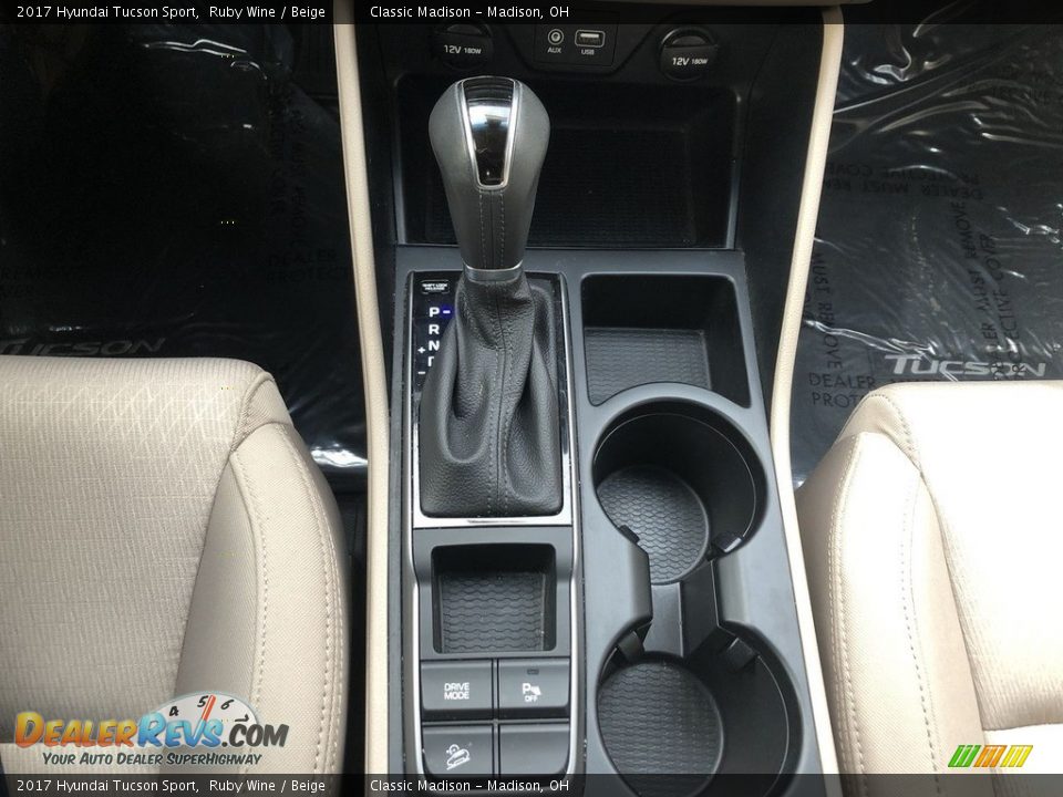 2017 Hyundai Tucson Sport Ruby Wine / Beige Photo #11