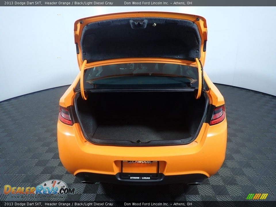 2013 Dodge Dart SXT Header Orange / Black/Light Diesel Gray Photo #13