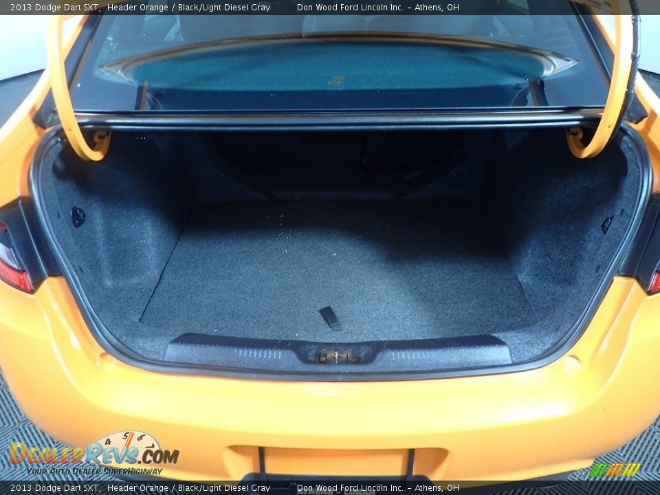 2013 Dodge Dart SXT Header Orange / Black/Light Diesel Gray Photo #14