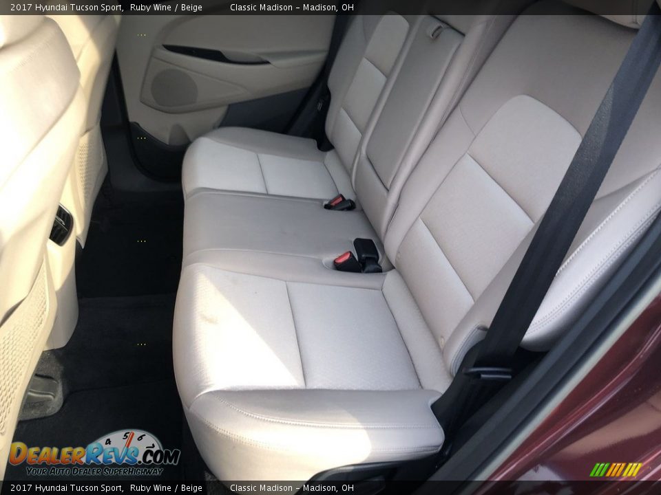 2017 Hyundai Tucson Sport Ruby Wine / Beige Photo #13