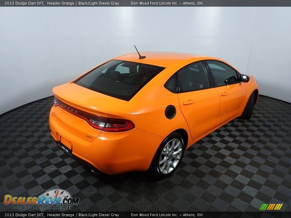 2013 Dodge Dart SXT Header Orange / Black/Light Diesel Gray Photo #16