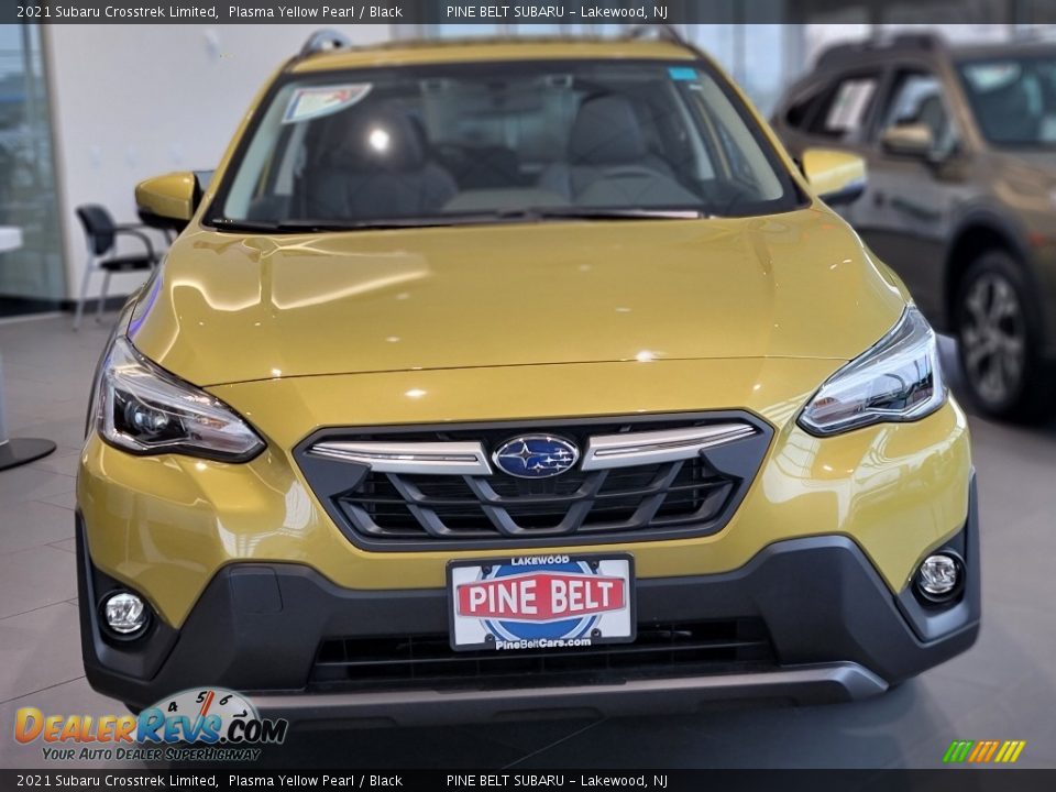 2021 Subaru Crosstrek Limited Plasma Yellow Pearl / Black Photo #3