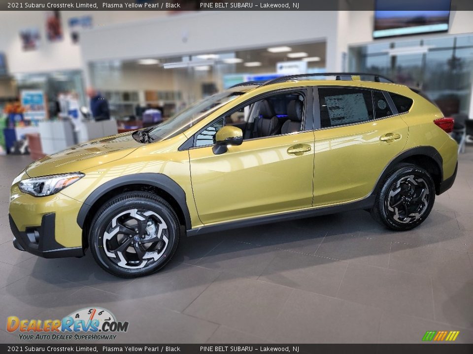 Plasma Yellow Pearl 2021 Subaru Crosstrek Limited Photo #4