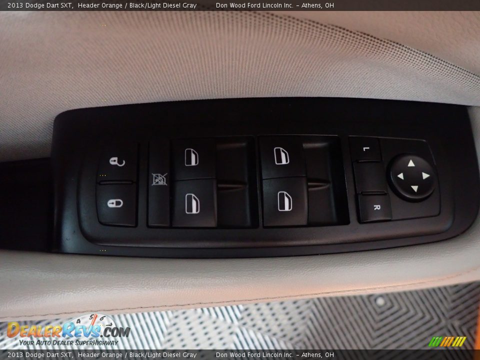 2013 Dodge Dart SXT Header Orange / Black/Light Diesel Gray Photo #20