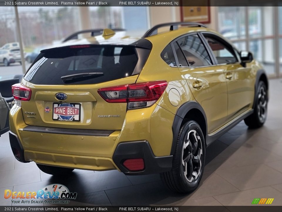 2021 Subaru Crosstrek Limited Plasma Yellow Pearl / Black Photo #7