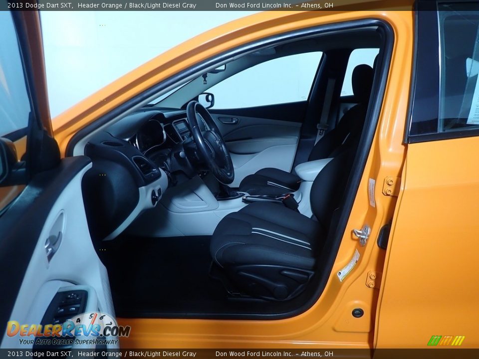 2013 Dodge Dart SXT Header Orange / Black/Light Diesel Gray Photo #21