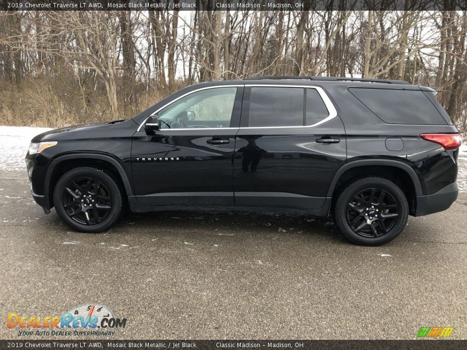 2019 Chevrolet Traverse LT AWD Mosaic Black Metallic / Jet Black Photo #3