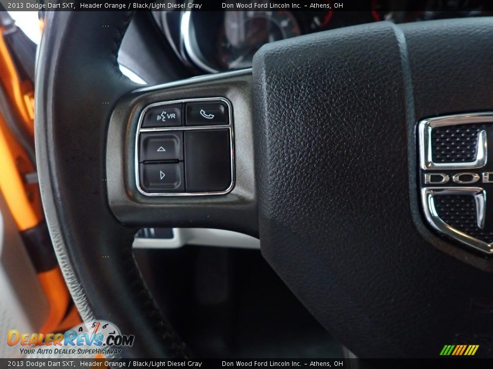 2013 Dodge Dart SXT Header Orange / Black/Light Diesel Gray Photo #28