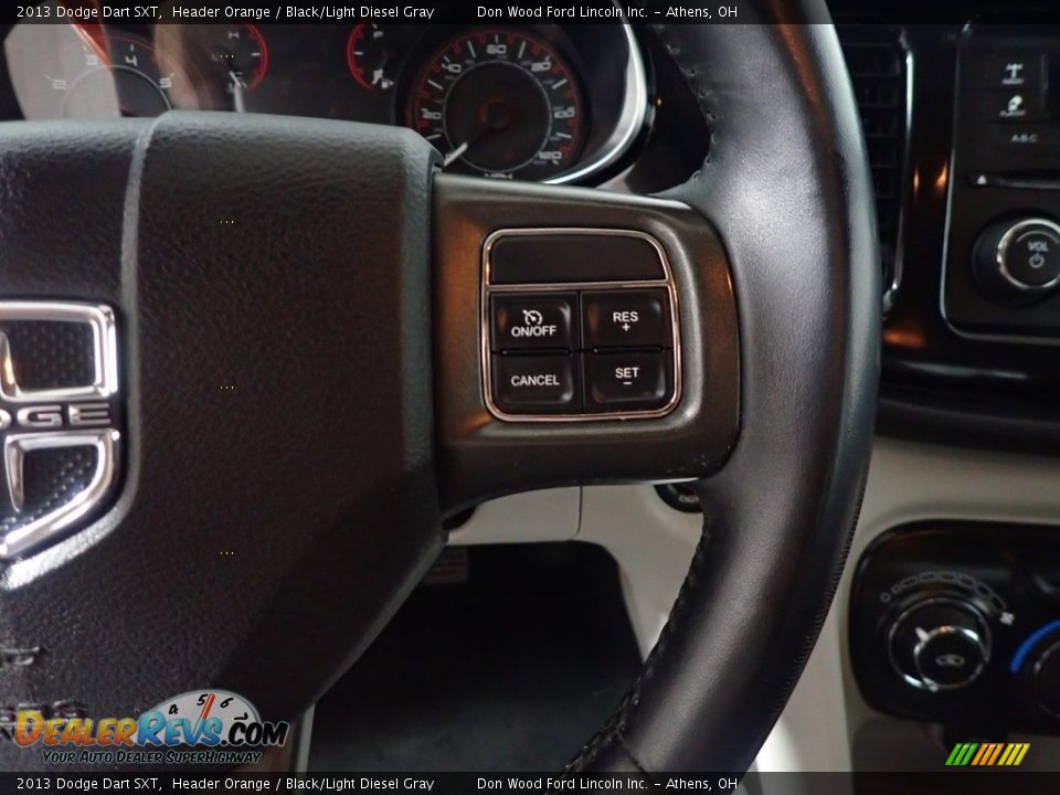 2013 Dodge Dart SXT Header Orange / Black/Light Diesel Gray Photo #29