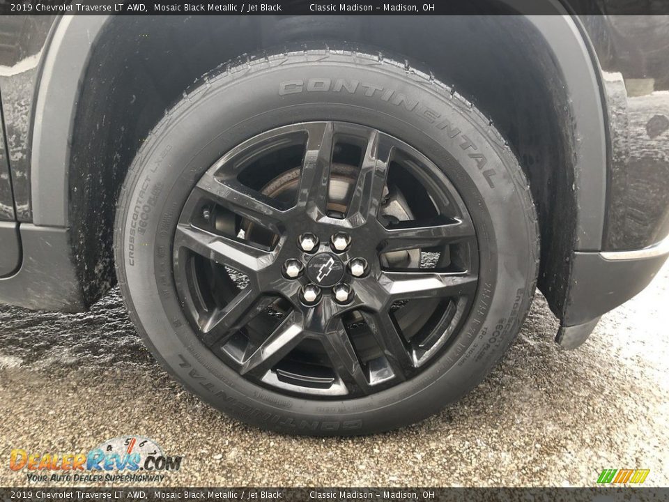 2019 Chevrolet Traverse LT AWD Mosaic Black Metallic / Jet Black Photo #6