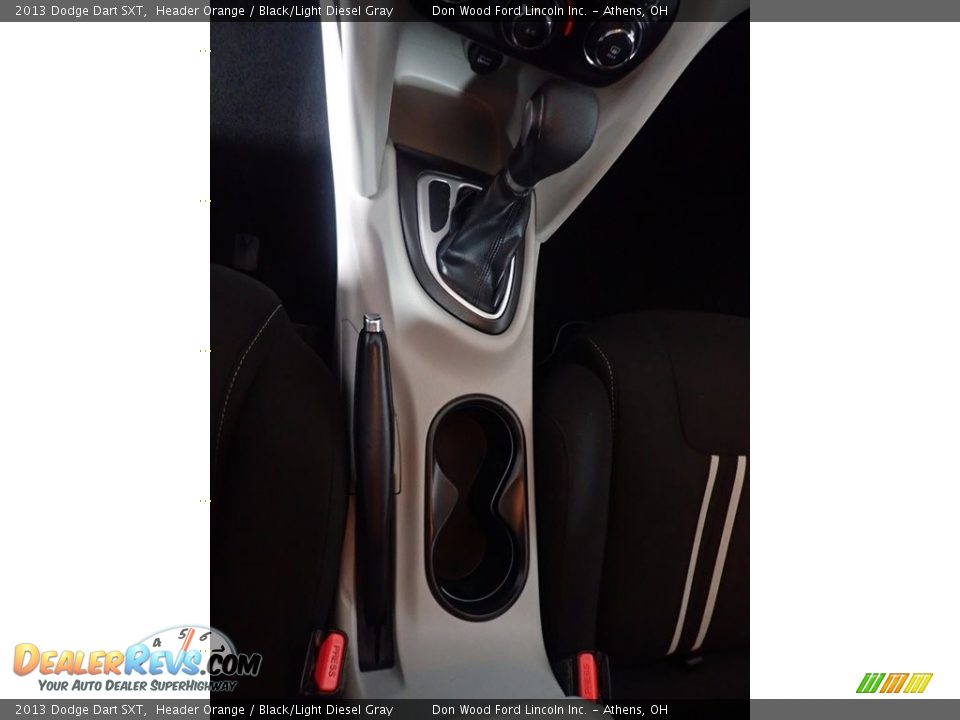 2013 Dodge Dart SXT Header Orange / Black/Light Diesel Gray Photo #31