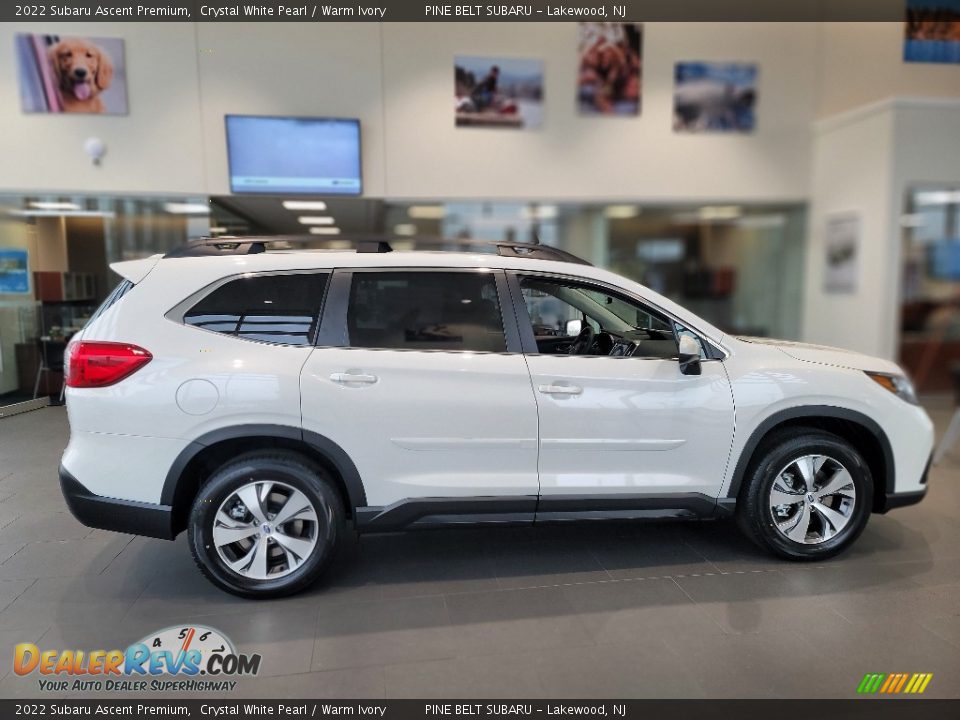 2022 Subaru Ascent Premium Crystal White Pearl / Warm Ivory Photo #4