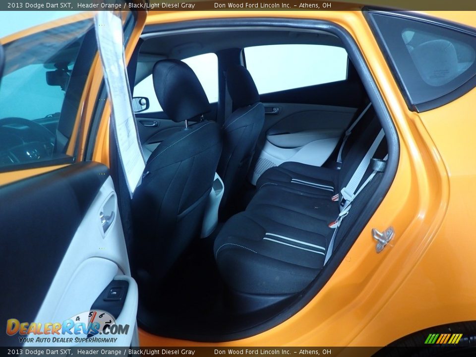 2013 Dodge Dart SXT Header Orange / Black/Light Diesel Gray Photo #34