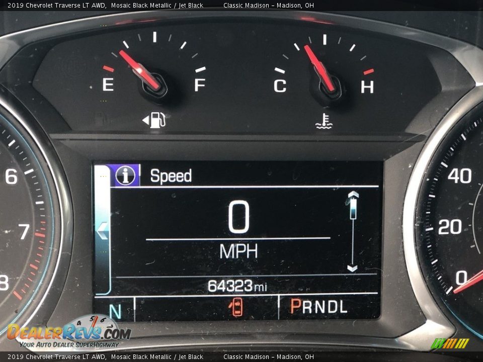 2019 Chevrolet Traverse LT AWD Mosaic Black Metallic / Jet Black Photo #11