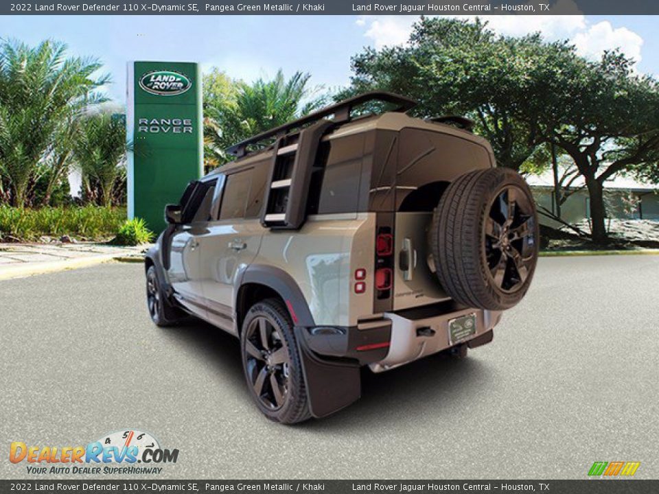 2022 Land Rover Defender 110 X-Dynamic SE Pangea Green Metallic / Khaki Photo #9