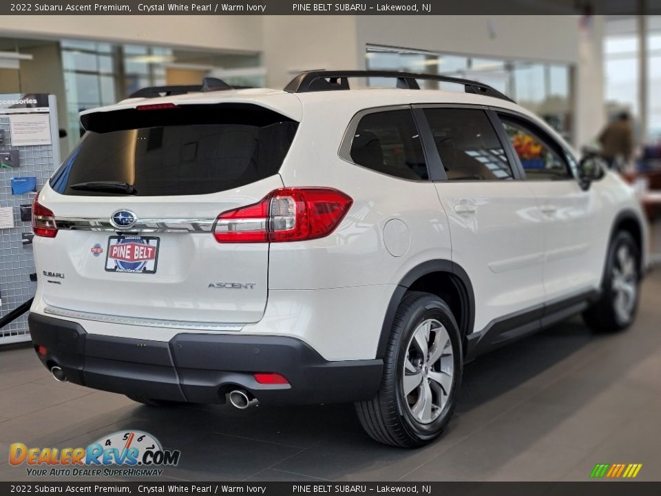 2022 Subaru Ascent Premium Crystal White Pearl / Warm Ivory Photo #6