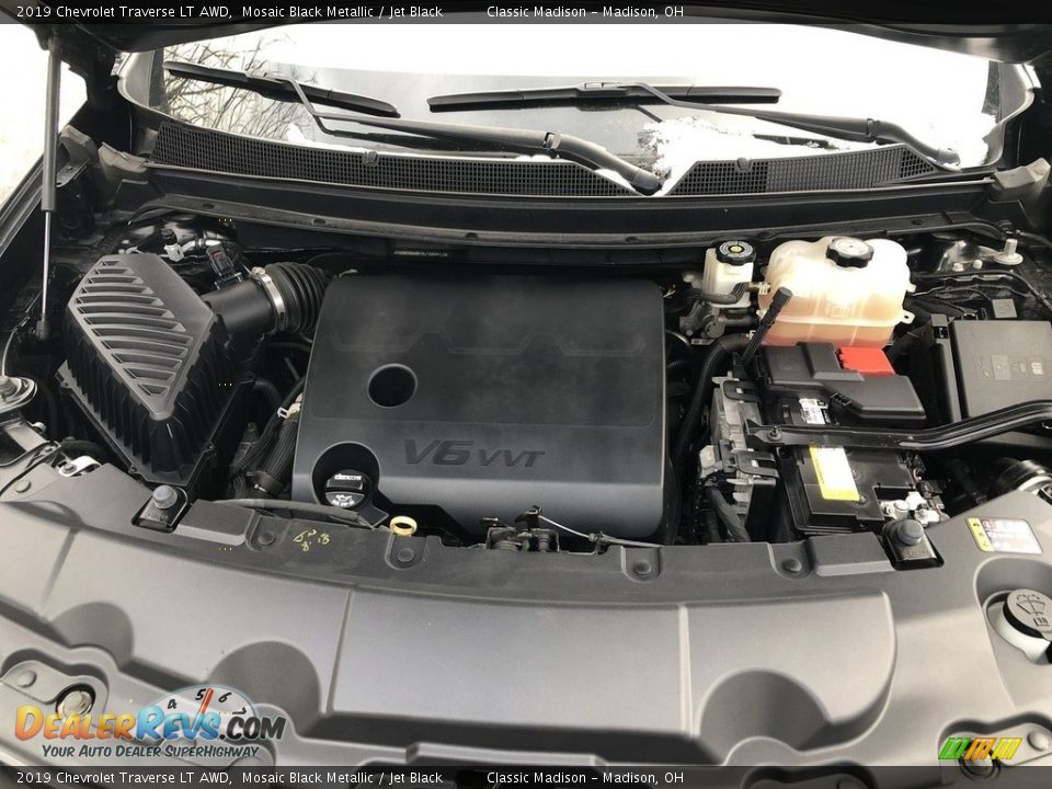 2019 Chevrolet Traverse LT AWD Mosaic Black Metallic / Jet Black Photo #21