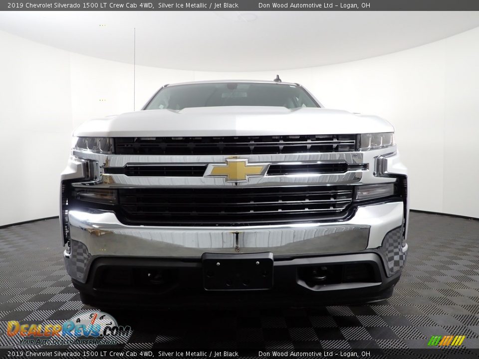 2019 Chevrolet Silverado 1500 LT Crew Cab 4WD Silver Ice Metallic / Jet Black Photo #7