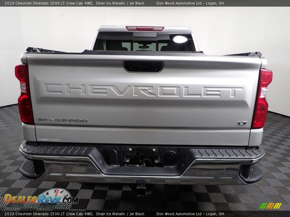 2019 Chevrolet Silverado 1500 LT Crew Cab 4WD Silver Ice Metallic / Jet Black Photo #13