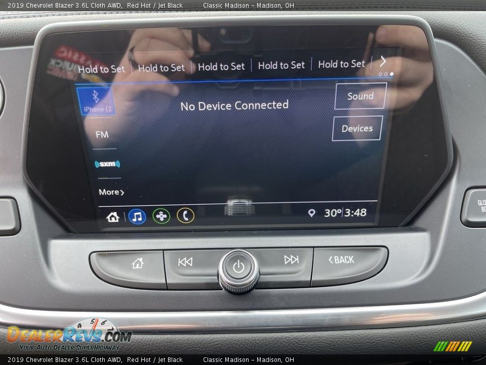 2019 Chevrolet Blazer 3.6L Cloth AWD Red Hot / Jet Black Photo #12